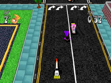 Dare Devil Derby 3D (US) screen shot game playing